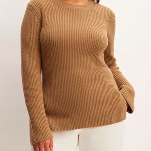 Everlane organic cotton slim crew Sweater
